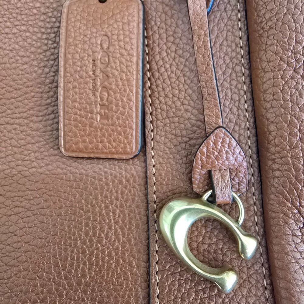 Coach Alana Tote Saddle Brown
